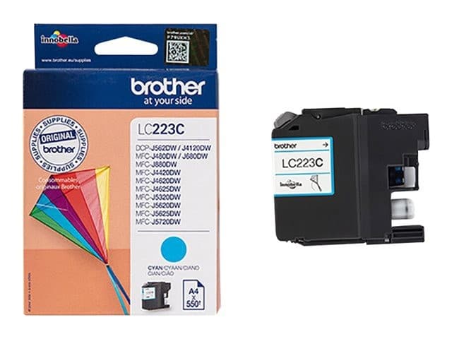 Brother LC-223 Original Ink Cartridge 550 Pages - Cyan - Image 4