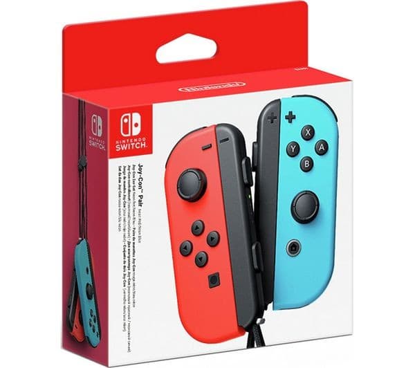 Nintendo Switch Joy-Con Controller Pair - Neon Red & Neon Blue - Image 2