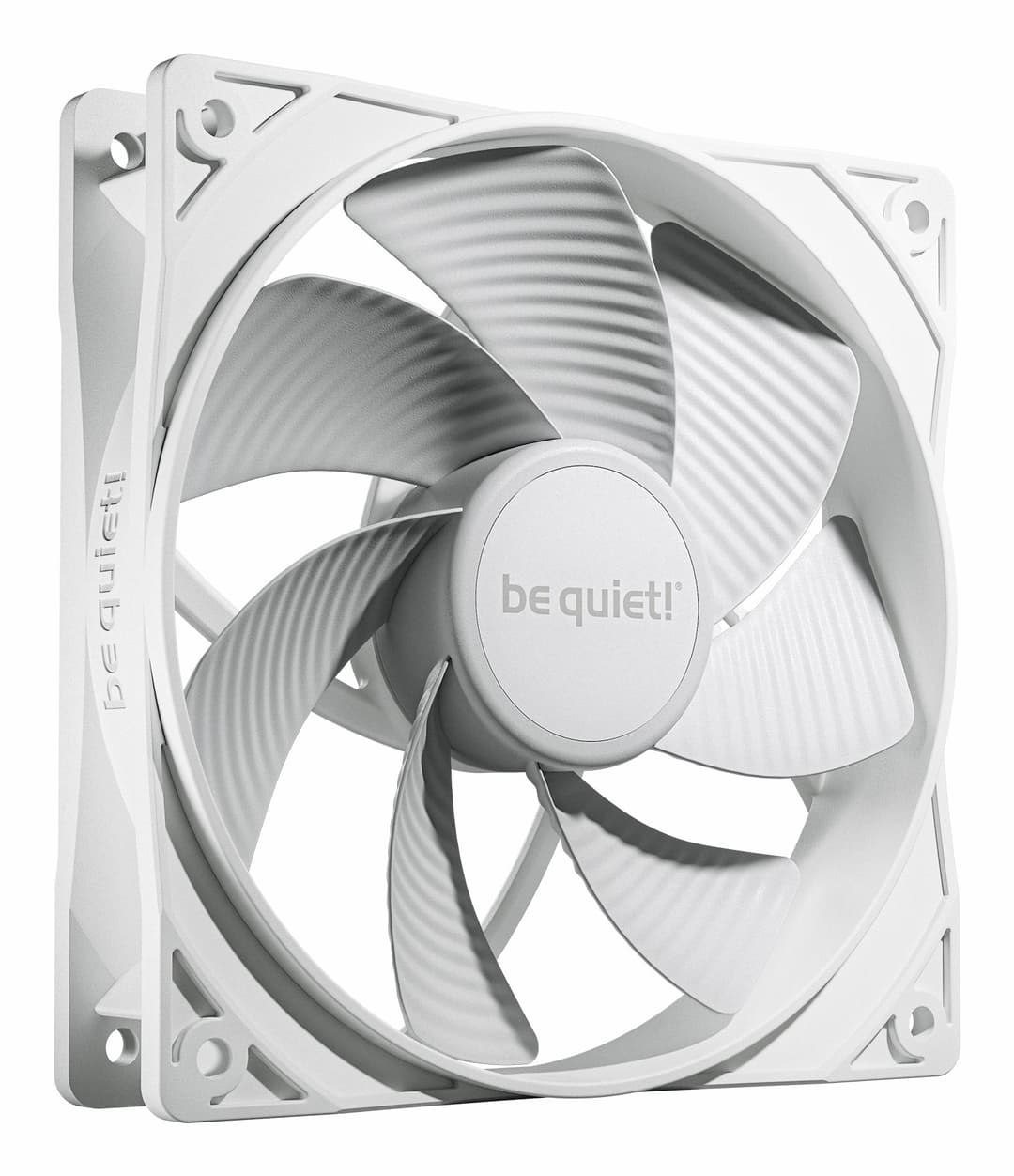 be quiet! Pure Wings 3 120mm PWM Reverse Triple Pack Case Fans - White - Image 1