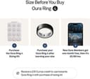 Oura Ring 4 Smart Ring - Black, Size 9 thumbnail 3