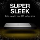 Seagate Fast SSD 1 TB External Solid State Drive - Silver thumbnail 2