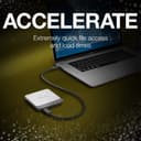 Seagate Fast SSD 1 TB External Solid State Drive - Silver thumbnail 3
