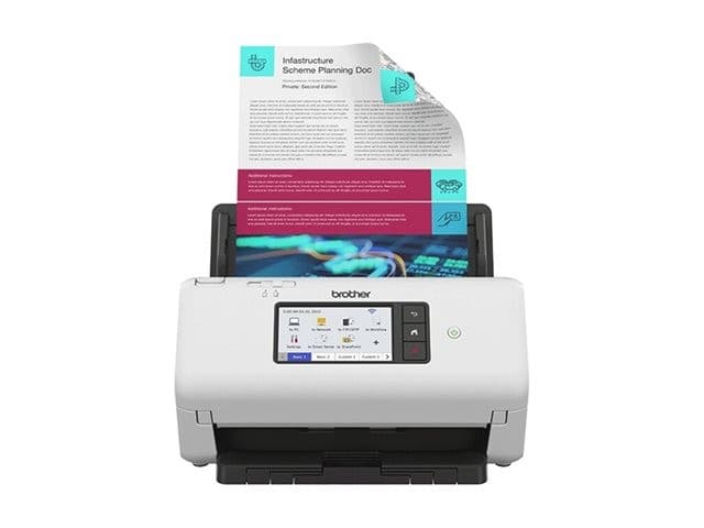 Brother ADS-4700W - document scanner - desktop - USB 3.0, LAN, Wi-Fi(n), USB 2.0 (Host) - Image 2