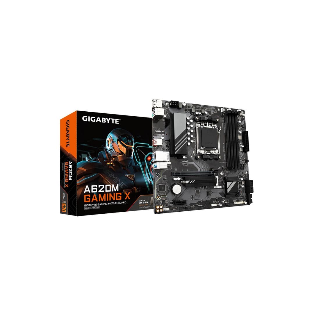 GIGABYTE A620M GAMING X Micro ATX AMD Socket AM5 Motherboard - Image 1