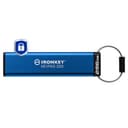 Kingston IronKey Keypad 200 USB-A Encrypted USB Flash Drive, FIPS 140-3 Level 3 AES-256 - 256GB thumbnail 1