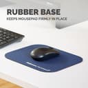 Fellowes Microban Antibacterial Mouse Mat with Non-Slip Base - Navy Blue thumbnail 4