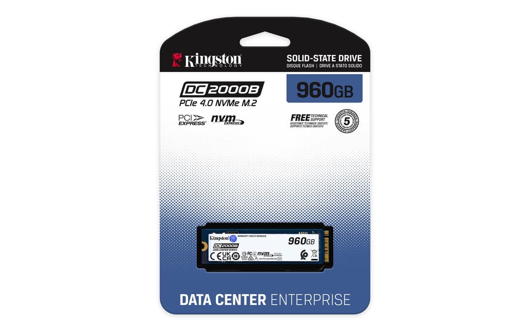 Kingston DC2000B PCIe 4.0 NVMe M.2 2280 Enterprise SSD 960GB - Image 4