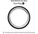 Oura Ring 4 Smart Ring - Black, Size 10 thumbnail 2