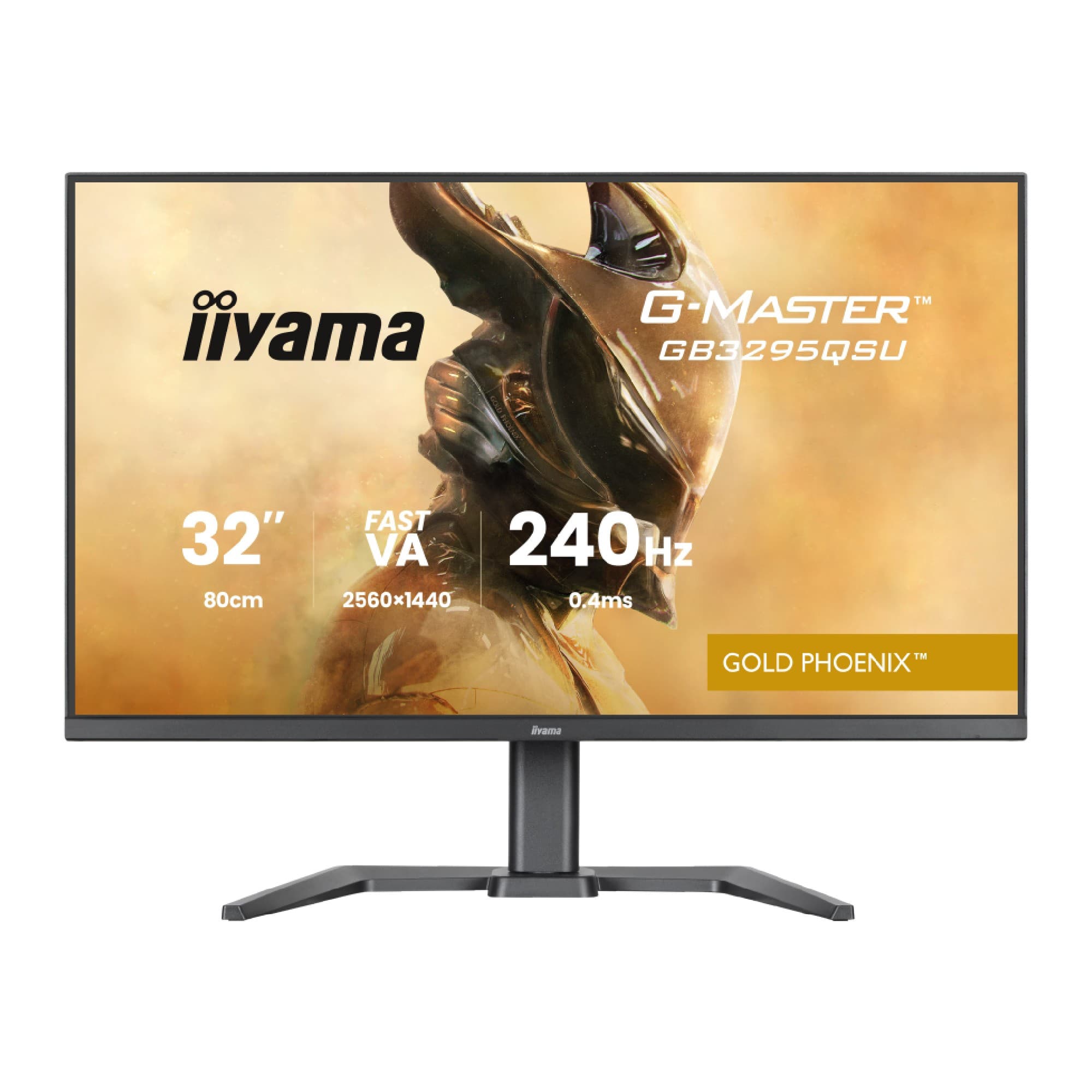 iiyama G-Master GB3295QSU 32" Fast VA Quad HD 240Hz 0.4ms Freesync Premium Height Adjustable Gaming Monitor