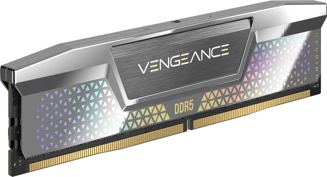 Corsair Vengeance CUDIMM DDR5 48GB (2 x 24GB) 8000MHz C38 Dual Channel Kit - Silver (CMKC48GX5M2X8000C38) - Image 1