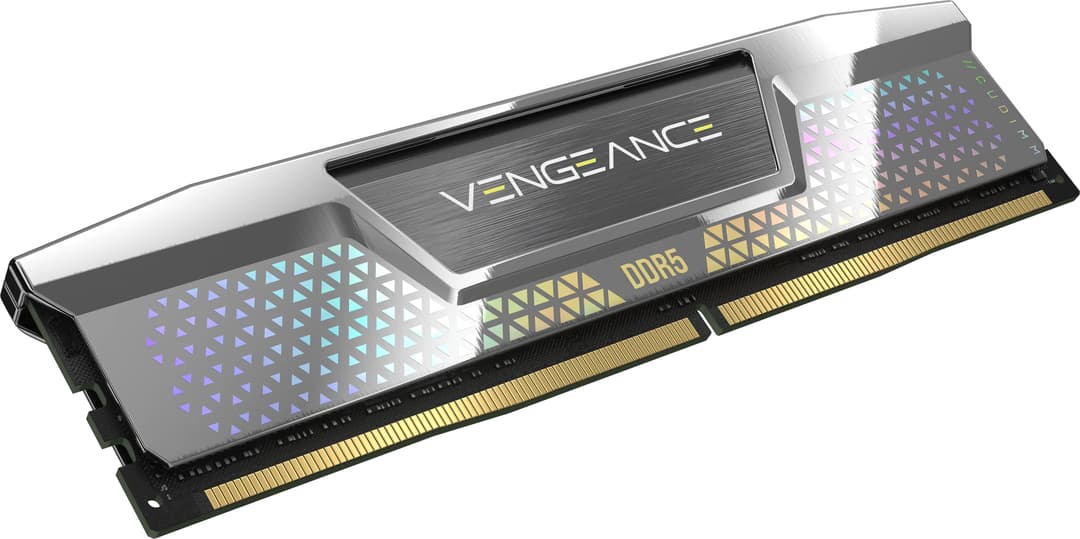 Corsair Vengeance CUDIMM DDR5 48GB (2 x 24GB) 8000MHz C38 Dual Channel Kit - Silver (CMKC48GX5M2X8000C38) - Image 2