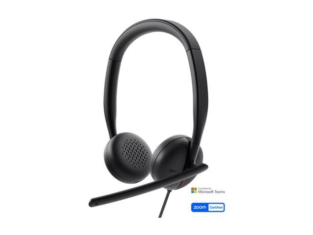 Dell Pro Wired Headset WH3024 - USB-C On-Ear Headset, AI Noise Cancelling Mic, Teams & Zoom Certified - Image 3