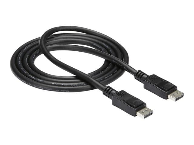 StarTech DISPL1M DisplayPort 1.2 Cable with Latches 1m Black - Image 4