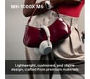 Sony WH-1000XM6 Wireless Noise-Cancelling Over-Ear Headphones - Silver thumbnail 5
