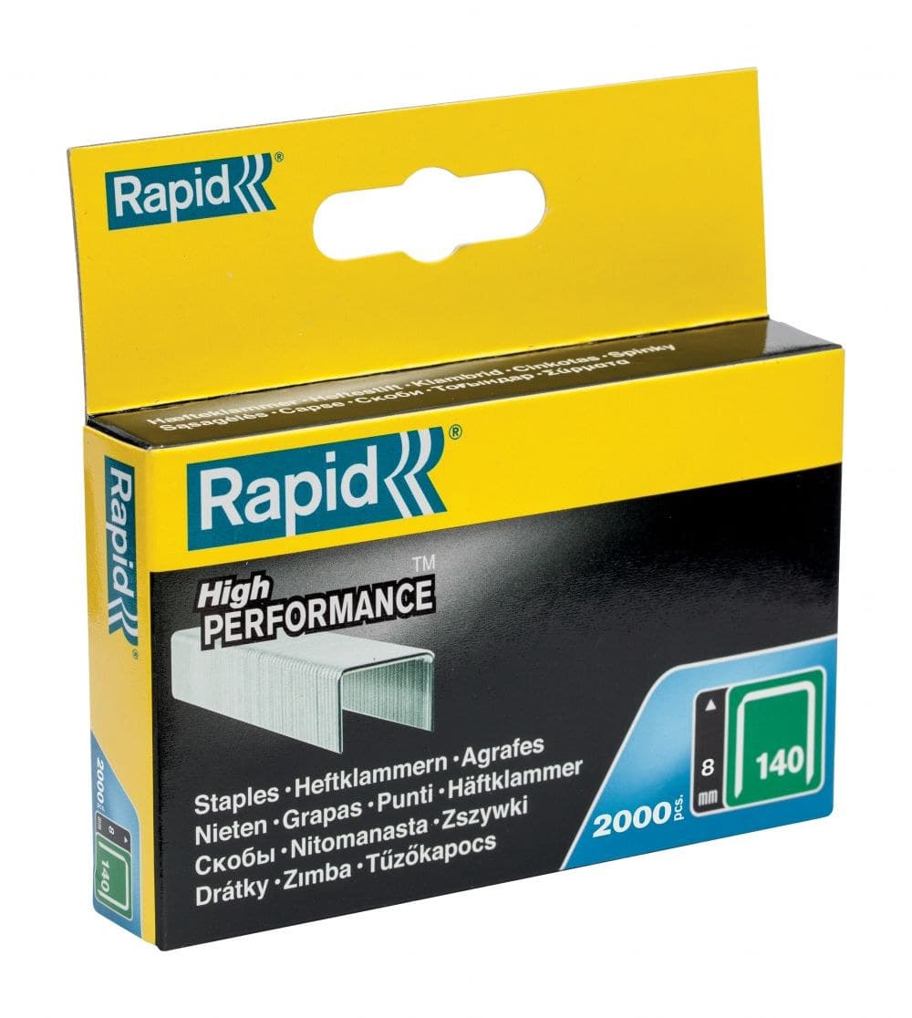 Rapid No. 140 Flatwire Staple 8 mm