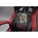 Subsonic Iron Maiden The Number of the Beast Original Gaming Chair - Black and Red thumbnail 5