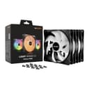 be quiet! Light Wings LX 140mm PWM ARGB 7 Blades Case Fan Triple Pack - Black thumbnail 1