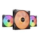 be quiet! Light Wings LX 140mm PWM ARGB 7 Blades Case Fan Triple Pack - Black thumbnail 2