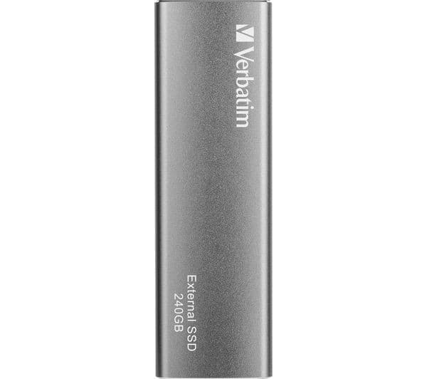 Verbatim Vx500 External SSD USB 3.2 Gen 2 240GB - Space Grey - Image 2