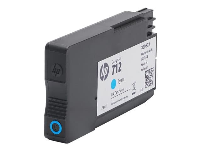 HP 712 29-ml DesignJet Ink Cartridge - Cyan - Image 3