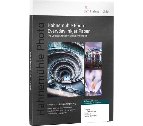 Hahnemühle Sustainable Photo Satin 220gsm A4 Photo Paper - 25 Sheets - Image 1