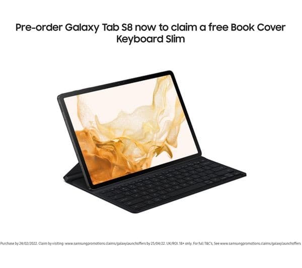Samsung Galaxy Tab S8 11" Tablet Wi-Fi 256GB - Pink Gold - Image 8