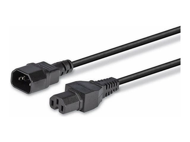 Lindy 30314 2m IEC C14 to IEC C15 Hot Condition Power Cable - Black - Image 3