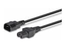 Lindy 30314 2m IEC C14 to IEC C15 Hot Condition Power Cable - Black thumbnail 3