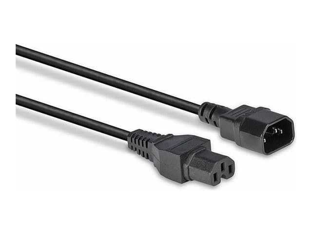 Lindy 30314 2m IEC C14 to IEC C15 Hot Condition Power Cable - Black - Image 4