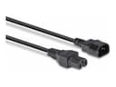 Lindy 30314 2m IEC C14 to IEC C15 Hot Condition Power Cable - Black thumbnail 4