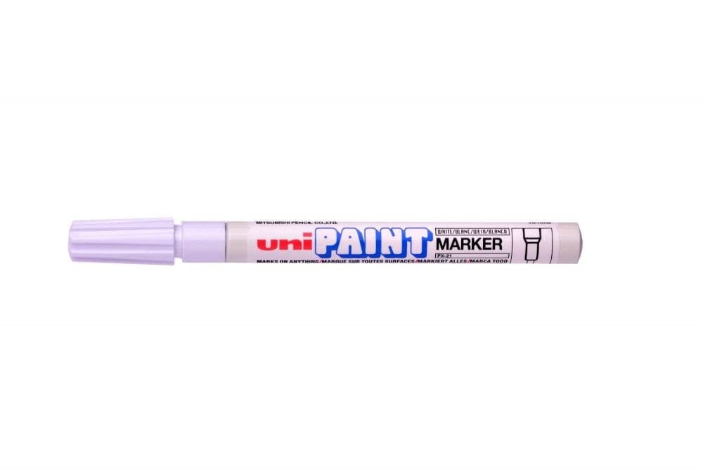 uni-ball PX-21 12 Pack White Paint Marker Fine Nib 1-1.5mm - Image 1