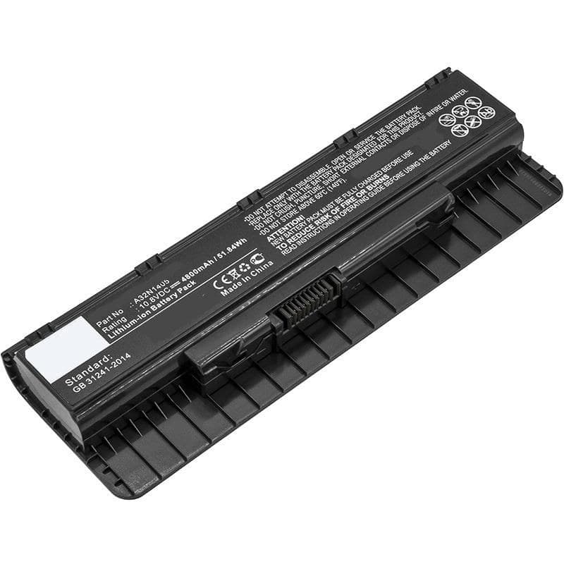 CoreParts MBXAS-BA0100 Replacement Laptop Battery for Asus G551/G58/G771/N551 Series, 10.8V 4400mAh Li-ion, Black - Image 1
