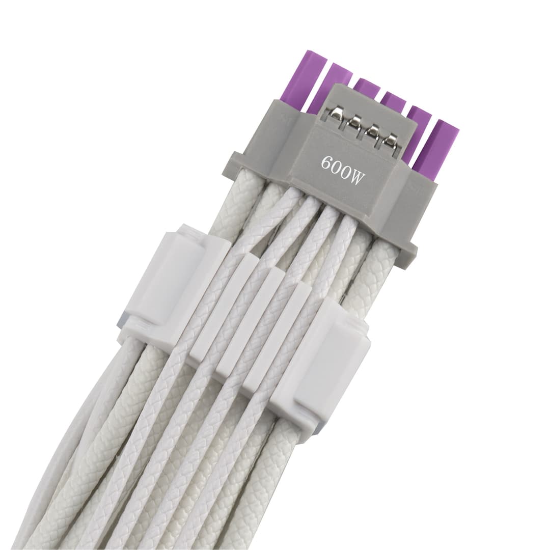 ASUS ROG Equalizer 12V-2x6 PCIe Power Cable 0.75 m - White - Image 4
