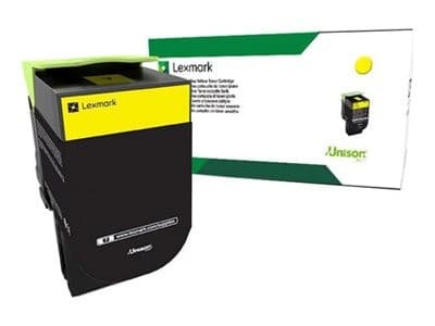 Lexmark X317 - yellow - original - toner cartridge - LCCP, LRP - Image 1