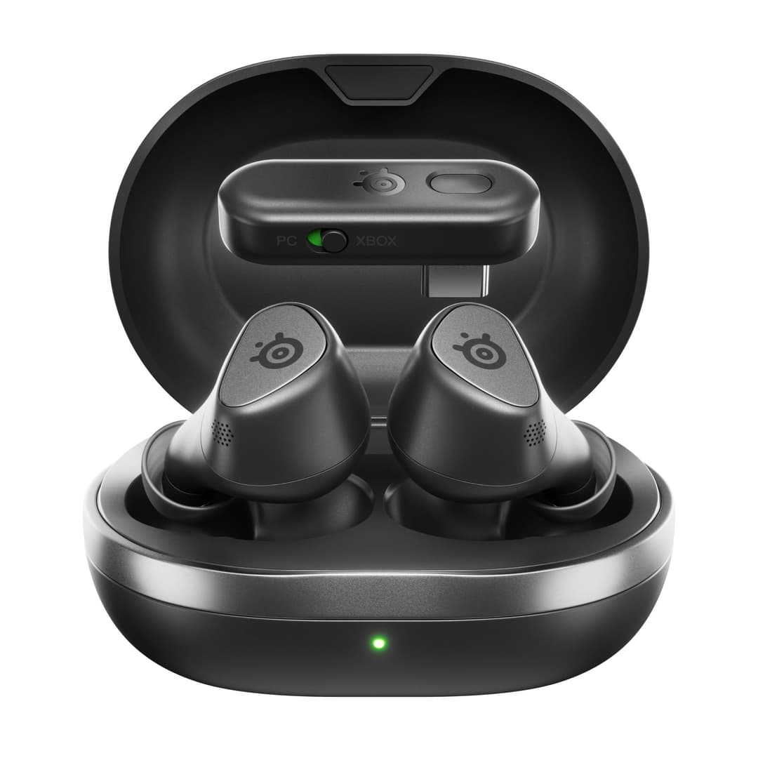 SteelSeries Arctis GameBuds Wireless Noise-Cancelling Gaming Earbuds for Xbox - Black - Image 1