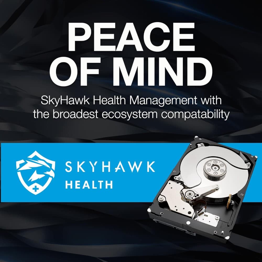 Seagate SkyHawk 2TB 3.5" 5400 RPM 256MB Cache Surveillance Hard Drive ST2000VX017 - Image 6