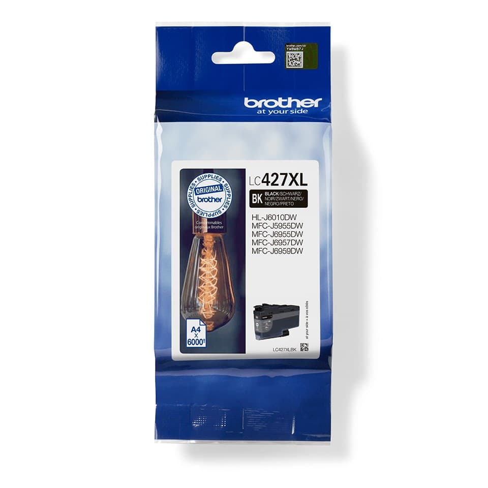 Brother LC427XL Original High Yield Ink Cartridge 6,000 Pages - Black