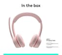 Logitech Zone 300 Wireless Headset - Rose thumbnail 10