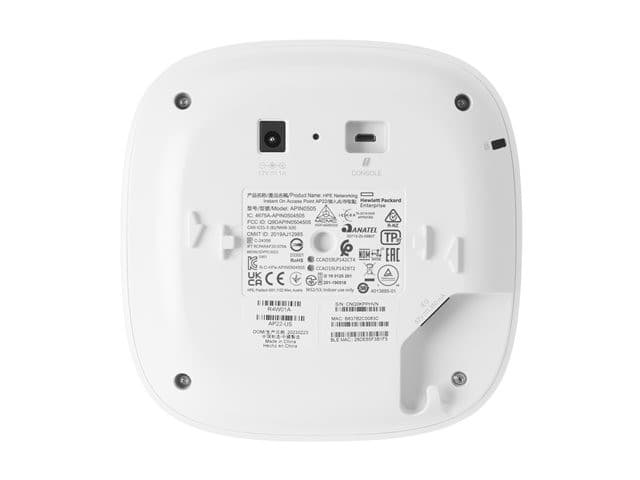 HP HPE Networking Instant On AP22 Wi-Fi 6 Access Point - Image 4