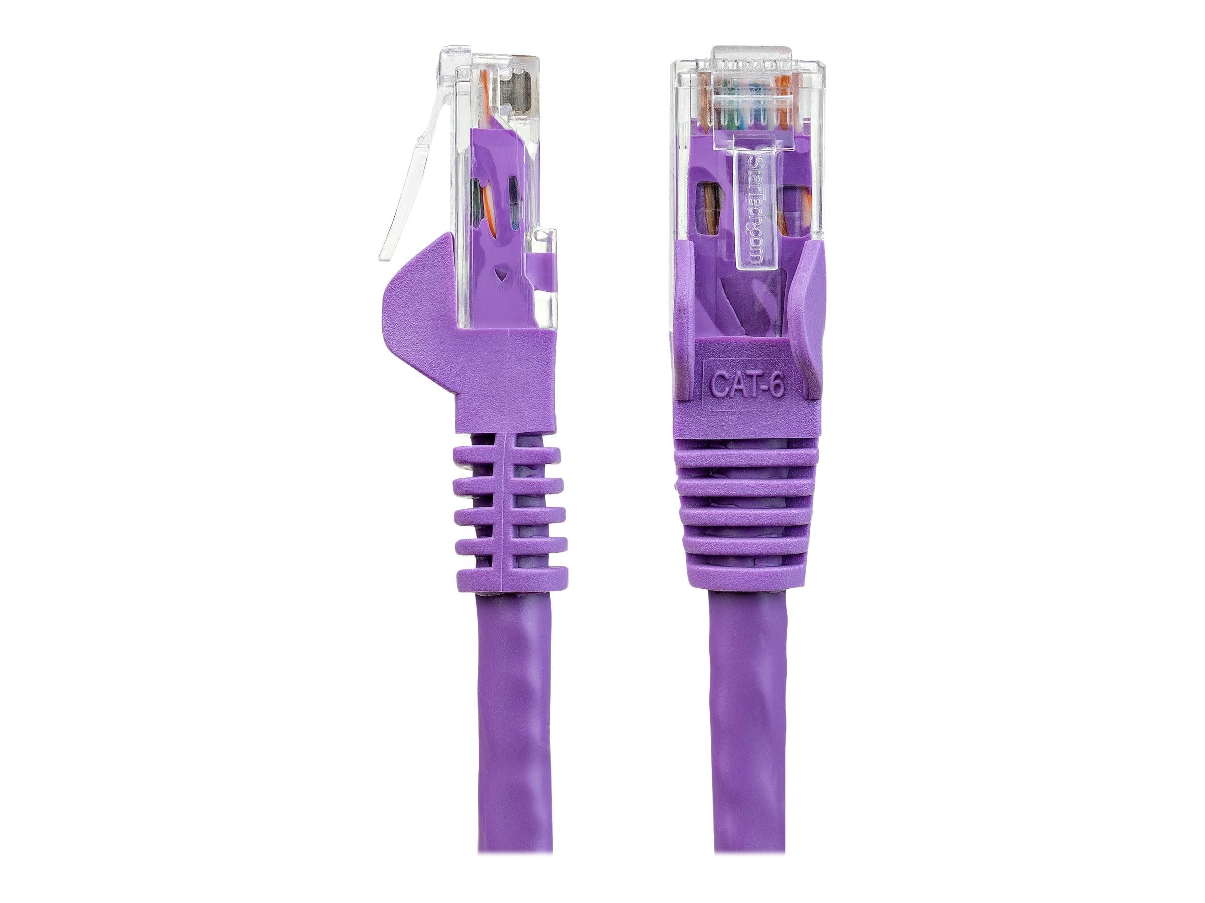 StarTech CAT6 Ethernet Cable 100ft Purple