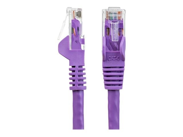 StarTech CAT6 Ethernet Cable 100ft Purple - Image 2