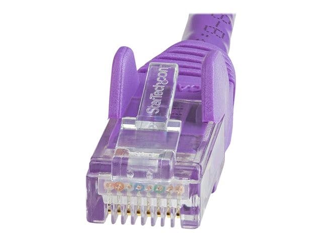 StarTech CAT6 Ethernet Cable 100ft Purple - Image 4