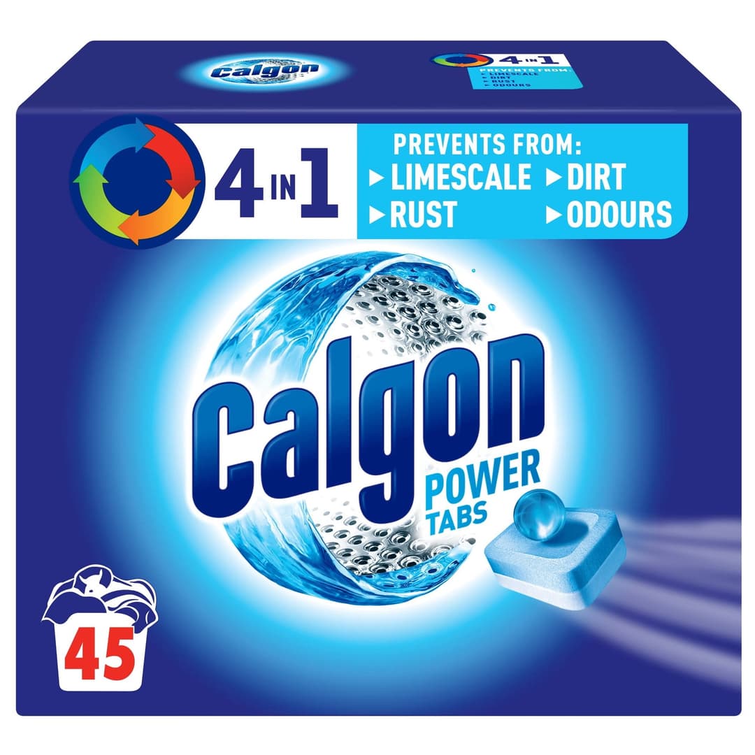 Calgon 2-in-1 Water Softener Tablets For Washing Machine Clothing Laundry - Image 1
