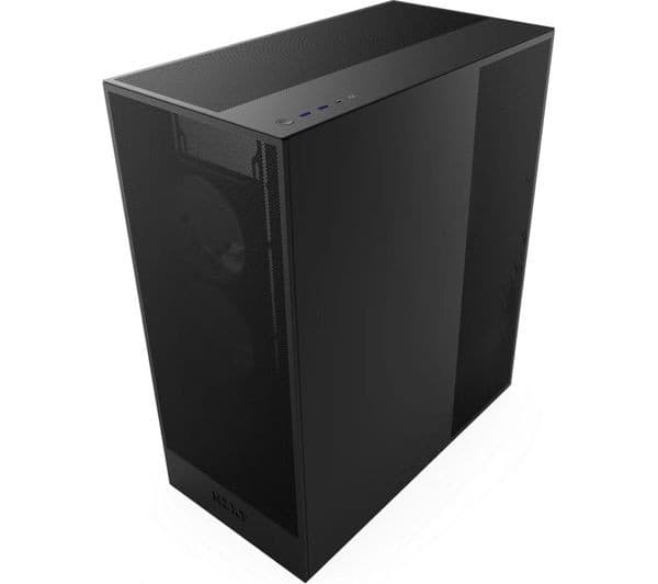NZXT H7 Flow PC Case Black - Image 2