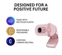 Logitech Brio 100 Full HD 1080p Webcam - Rose thumbnail 9