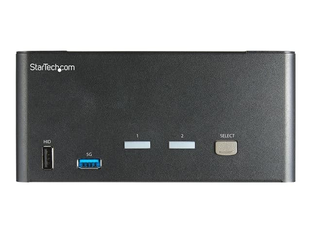StarTech 2 Port DisplayPort KVM Switch Black - Image 2