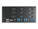 StarTech 2 Port DisplayPort KVM Switch Black thumbnail 3