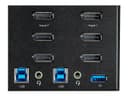 StarTech 2 Port DisplayPort KVM Switch Black thumbnail 4
