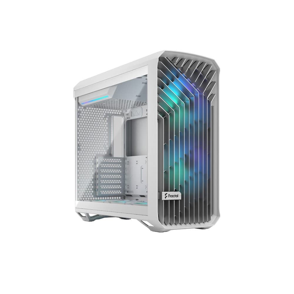 Fractal Design Torrent E-ATX Mid Tower PC Case - White RGB TG Clear Tint - Image 2