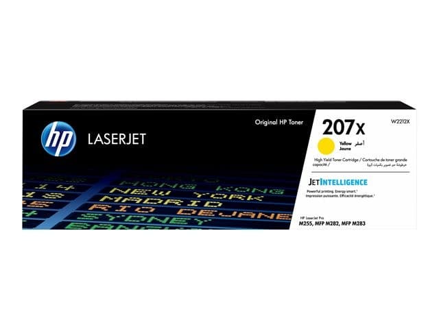 HP 207X High Yield Original LaserJet Toner Cartridge - Yellow